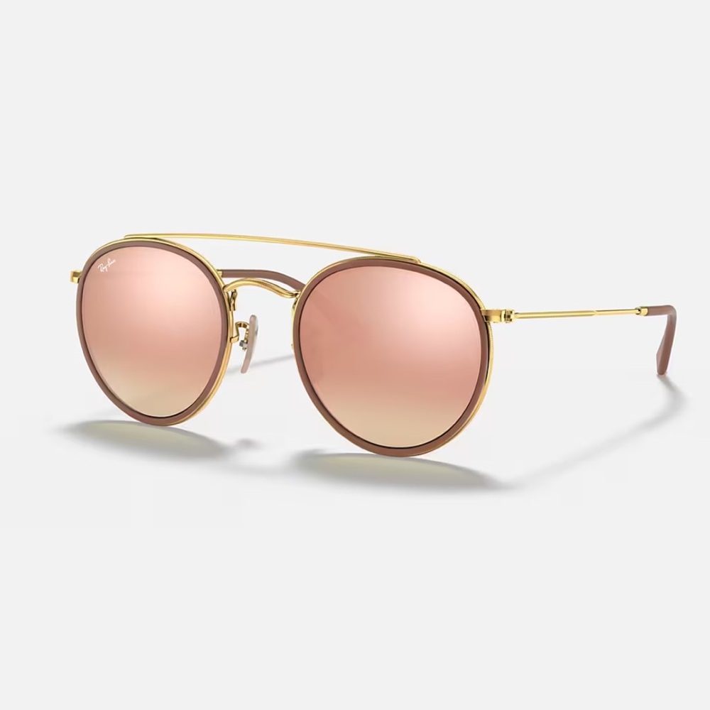 Rayban round double bridge glasses